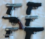 pistols